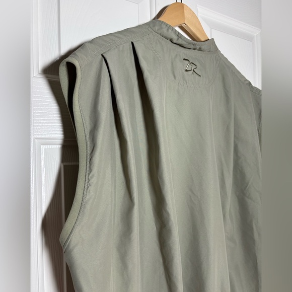 Zero Restriction Mens Outerwear Golf Vest Windbreaker Large Light Green Made USA - Picture 6 of 11